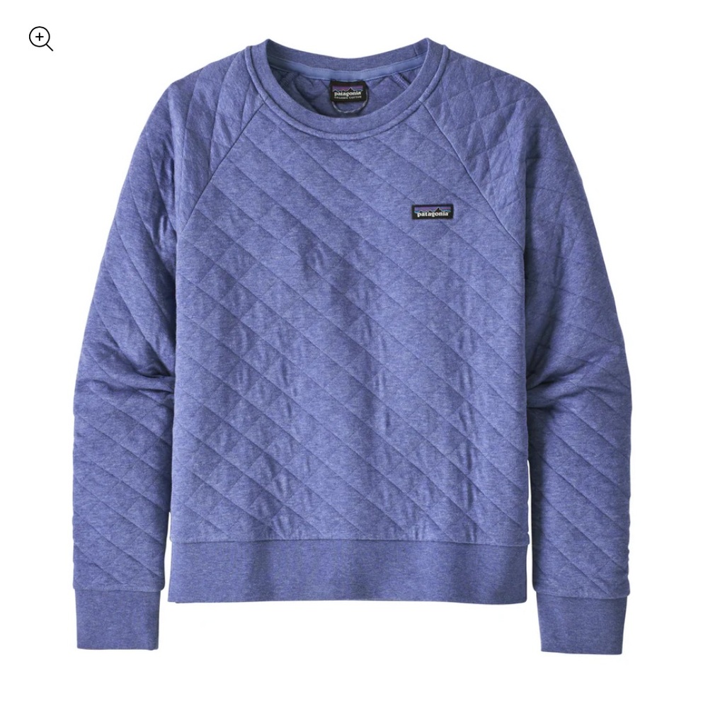 Patagonia Quilted Crewneck Organic Cotton Pullover Sweatshirt – Size S